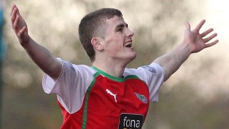 Cliftonville striker Rory Donnelly