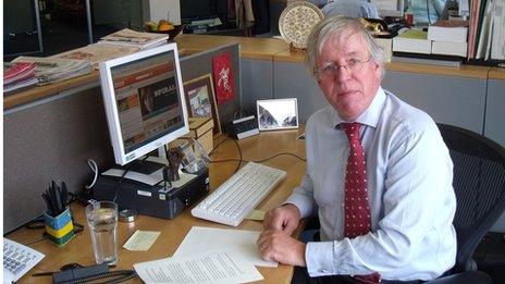 Dave Hartnett at HMRC's offices