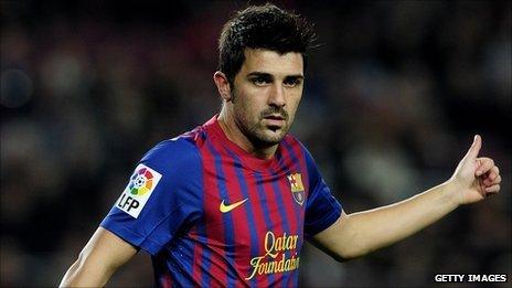 Barcelona's David Villa