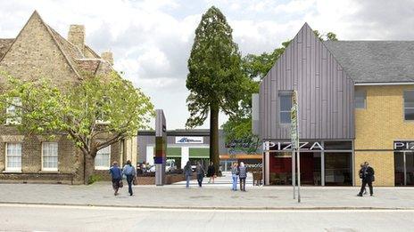 Artist's impression St Neots cinema complex