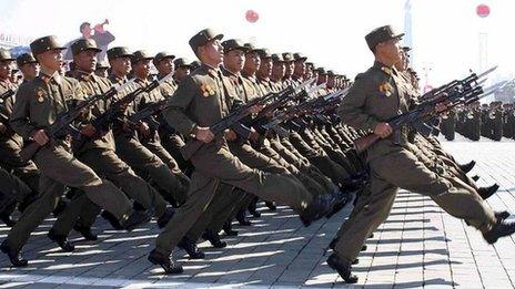 North Korean forces