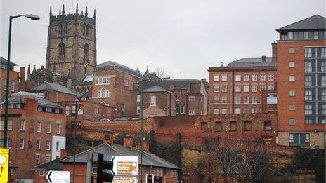 Lace Market, view of site