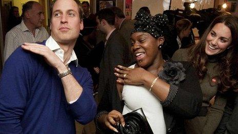 Prince William dancing