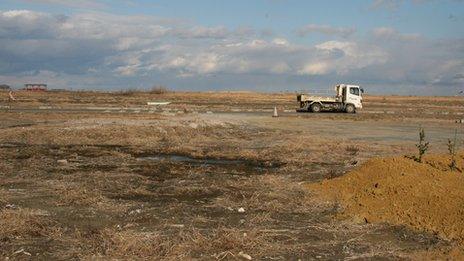 Wasteland in Minamisoma