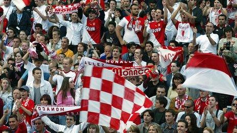 Monaco supporters