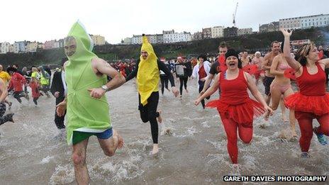 Tenby Boxing Day Swim