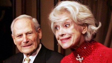 Carol Channing with Harry Kullijian in 2005