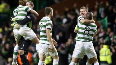 Celtic are two-points clear at the top of the SPL