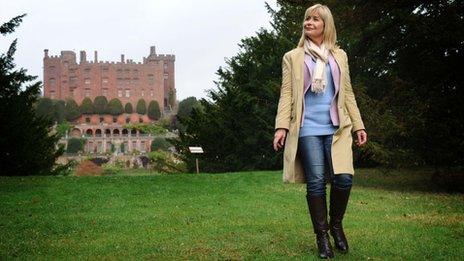 Sian Lloyd at Powis Castle