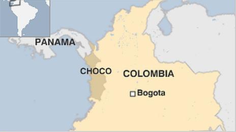 Map of Colombia