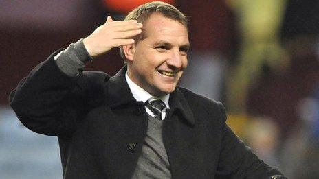 Swansea City manager Brendan Rodgers