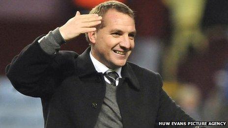 Swansea City manager Brendan Rodgers