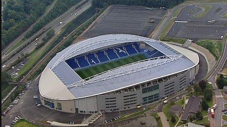 Brighton's new Amex Stadium