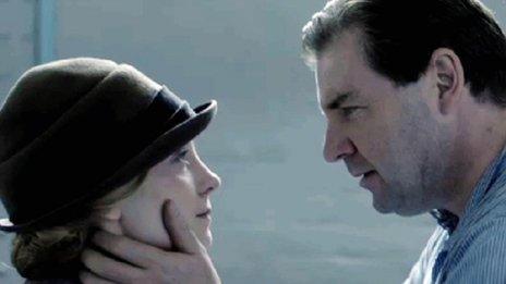 Brendan Coyle as Bates and Joanne Froggatt as Anna