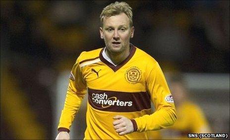 Stephen Hughes back in action for Motherwell