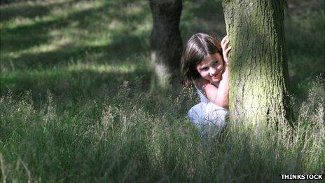 Child hiding