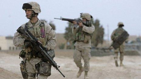 US marines in Iraq