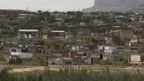 Shacks in Ficksburg