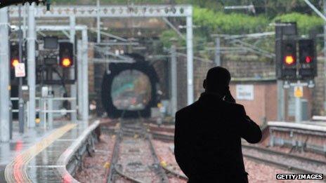 Man on platform