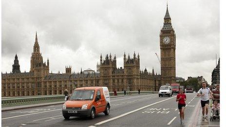 TNT delivery van in London, file pic courtesy of TNT