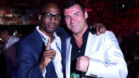 Bernard Hopkins and Joe Calzaghe