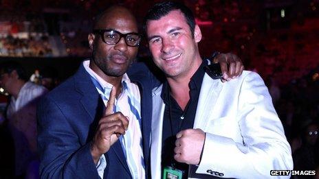 Bernard Hopkins and Joe Calzaghe