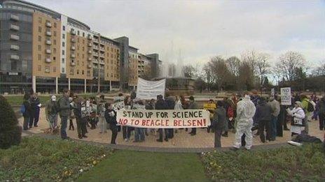 The protest in Hull