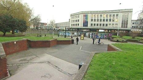 The Bearpit in Bristol city centre