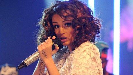 Cher Lloyd performing