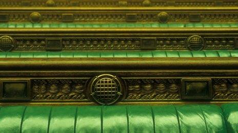 Benches in the House of Commons