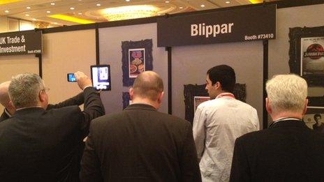 Blippar stand at CES