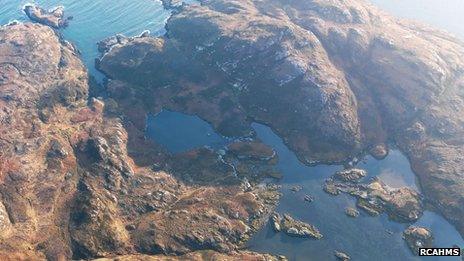 The site of the possible medieval fishing village. Pic: RCAHMS