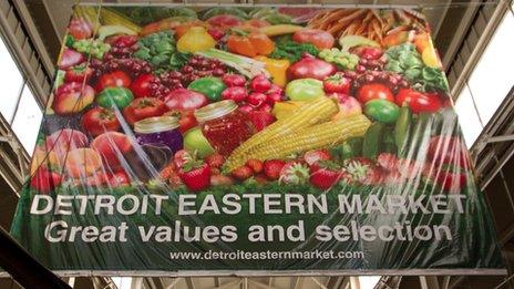 Detroit Eastern Market sign