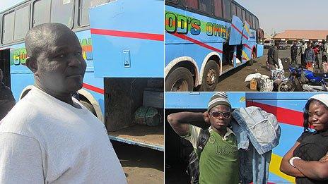 Southern Nigerians at the the Yola Motor Park on Thursday 12 January 2012