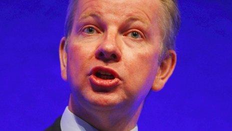 Education Secretary Michael Gove