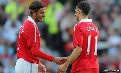 David Beckham and Ryan Giggs