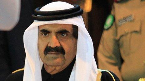 The Emir of Qatar, Sheikh Hamad Bin Khalifa Al Thani (December 2011)