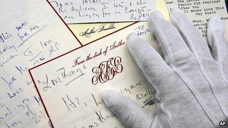 Letters from the Rock and Roll Hall of Fame and Museum Library and Archives