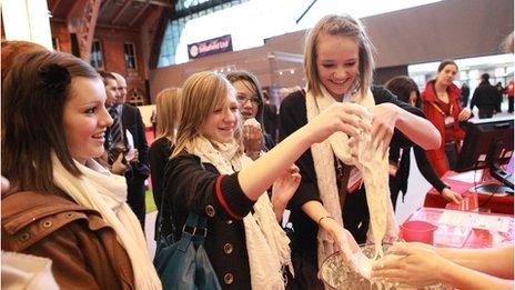 pupils at big bang fair