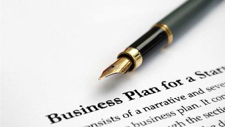 A business plan document