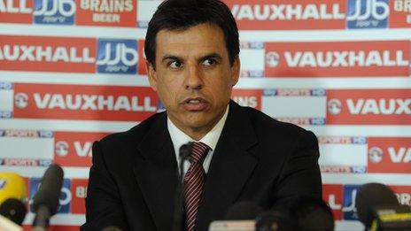 New Wales manager Chris Coleman