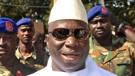 Gambian President Yahya Jammeh