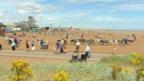 Skegness beach