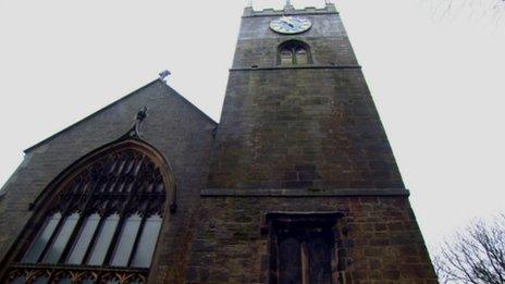 View of Haworth church