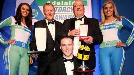 Alastair Seeley wins the Irish Motorcyclist of the Year