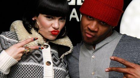 Jessie J and Reggie Yates