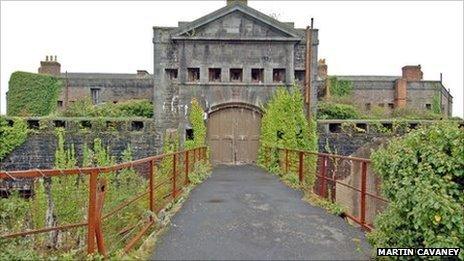 The Defensible Barracks overlooking Pembroke Dock