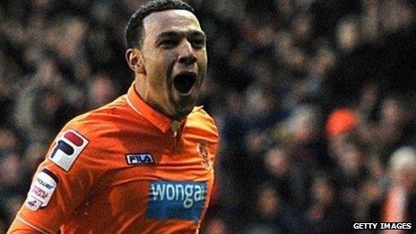 Blackpool winger Matt Phillips