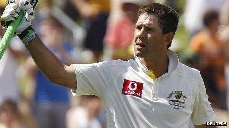 Australia captain Ricky Ponting