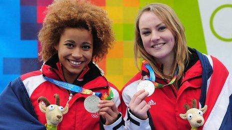 Jazmin Sawyers and Mica McNeill
